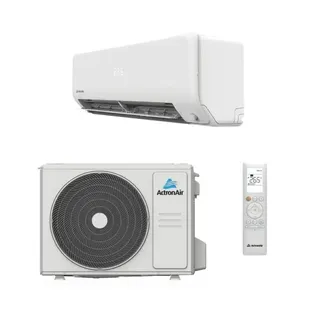 ActronAir Serene split system indoor unit, outdoor unit and remote