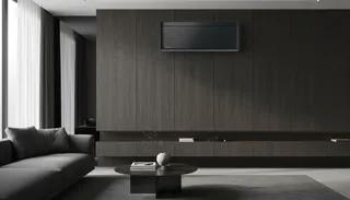 Blackwood Daikin Zena split system on a dark feature wall