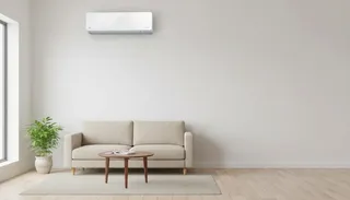 Fujitsu Comfort split system in an apartment living room