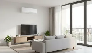 Hisense J Series split system in an apartment living room