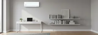 Mitsubishi Heavy Industries Ciara split system in a home office