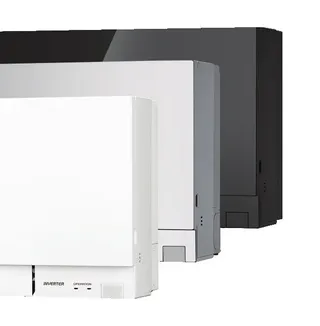 Mitsubishi Electric MSZ-EF Designer split system in white, silver and black