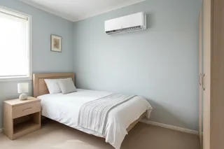 TCL T-Pro split system in a bedroom