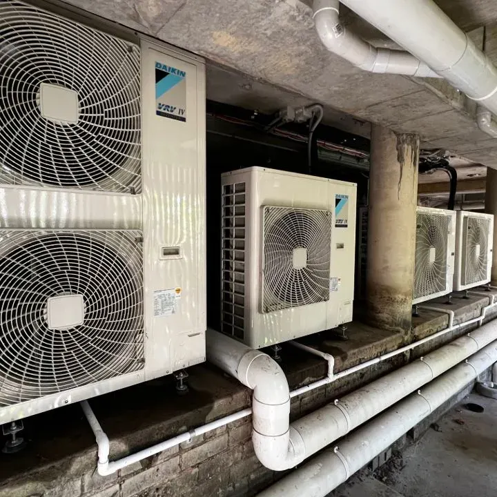 Commercial condenser bank by Schillair