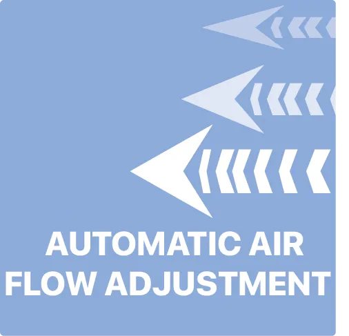 AUTOMATIC AIR FLOW ADJUSTMENT fujitsu split icon