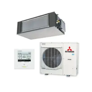 Mitsubishi Heavy Industries FDUA100AVSAWVH 10kW High Static Ducted System 3 Phase | RC-EXZ3A Wired Controller Included