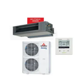 Mitsubishi Heavy Industries FDUA140AVNXWVH 14kW High Static Ducted System 1 Phase | RC-EXZ3A Wired Controller Included