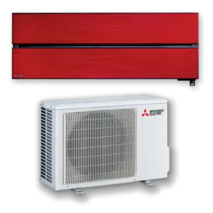 Mitsubishi Electric MSZ-LN Series 2.5KW Split System MSZLN25VG2RKIT3 Red - Built in Wifi