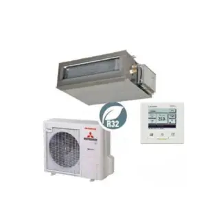 Mitsubishi Heavy Industries FDUM50ZSXAWVH 5kW Ducted System Medium Static 1 Phase | RC-EXZ3A Wired Controller Included