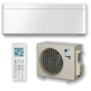 3- DAIKIN Zena (White Hairline) 5.0kW Reverse Cycle Inverter Split System FTXJ50T-W Built-In Wifi